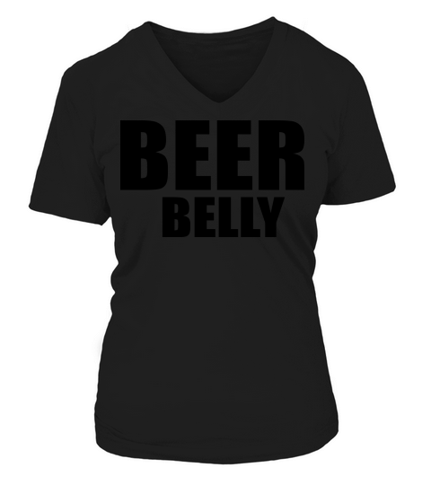beer belly funny saying V-neck T-Shirt Woman