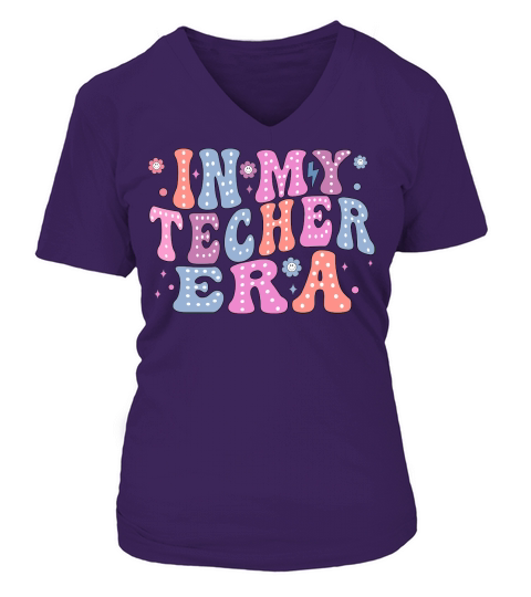 In My Teacher Era 02 V-neck T-Shirt Woman