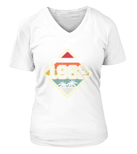 Limited Edition 60th Birthday Gift Vintage 1962 V-neck T-Shirt Woman