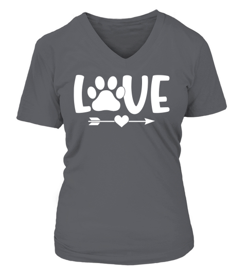 Love 7 V-neck T-Shirt Woman
