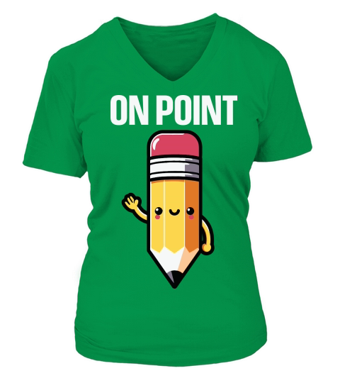 On point V-neck T-Shirt Woman