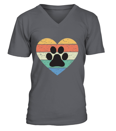 Dog paw lover V-Neck T-shirt