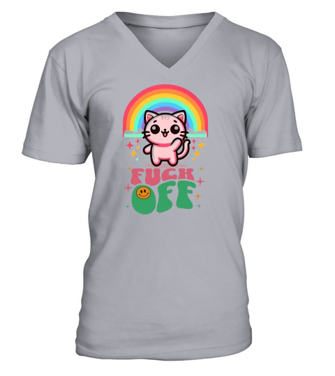 Fuck off V-Neck T-shirt