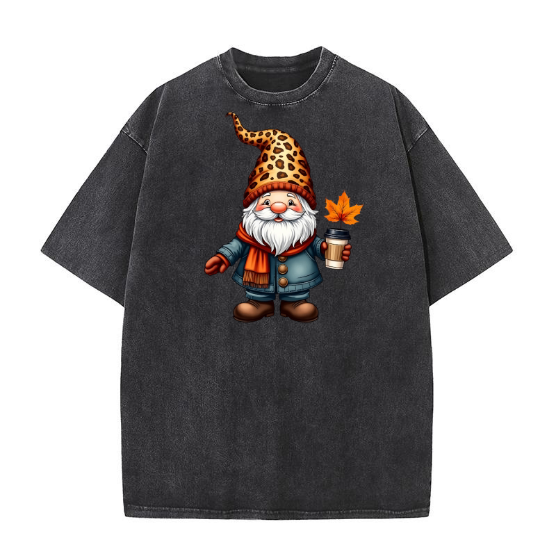 Gnome Sublimation Clipart 10 03 Washed T-Shirt