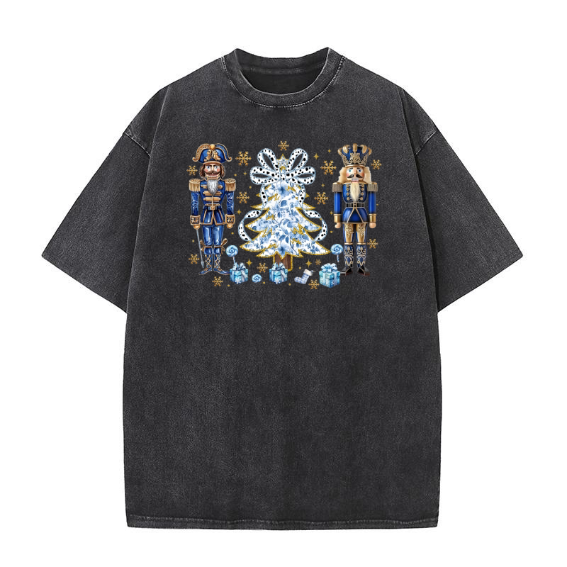 grand millenial nutcracker Washed T-Shirt