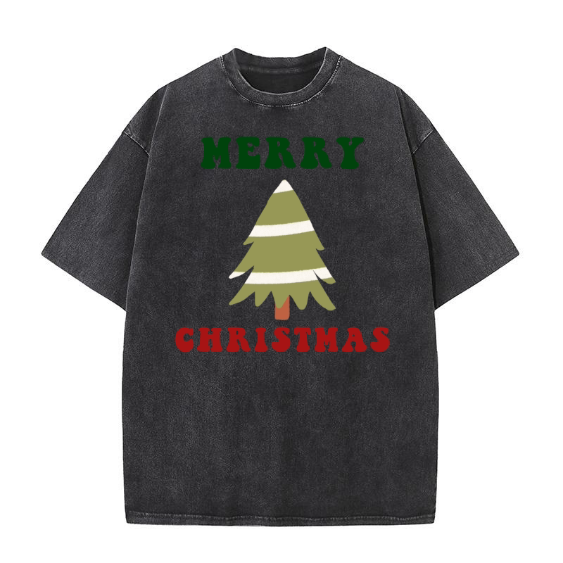 Merry Christmas 42 29 Washed T-Shirt