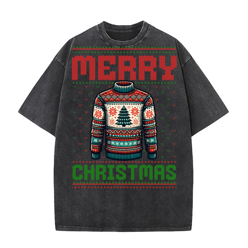 Merry christmas 59 41 Washed T-Shirt