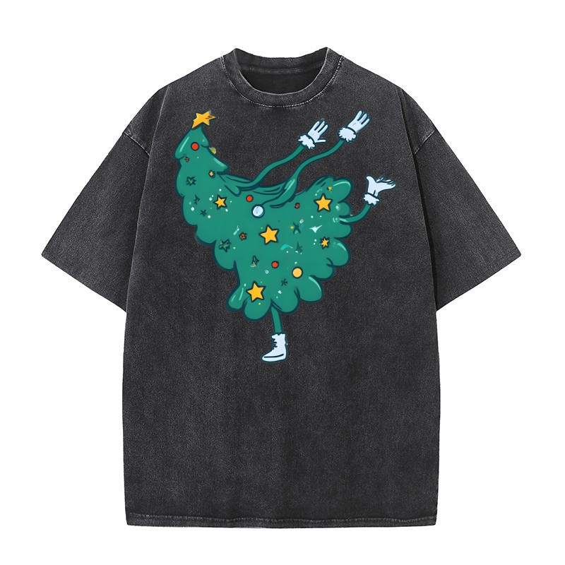 Pine tree Christmas 1 Washed T-Shirt