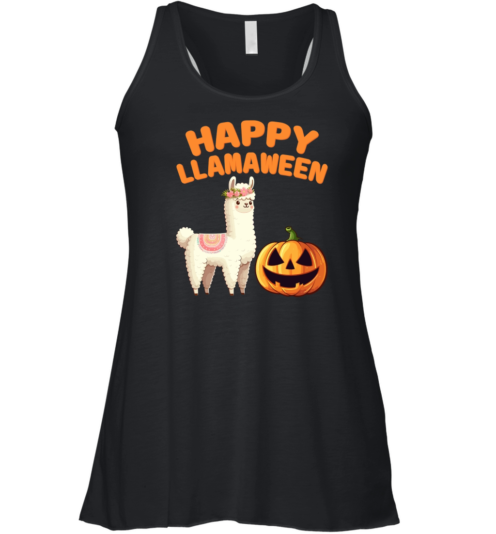 Happy llamaween Women's Flowy Tank Top