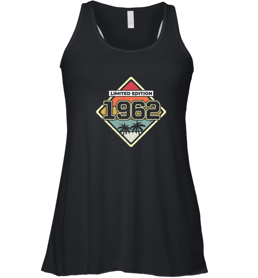Limited Edition 60th Birthday Gift Vintage 1962 Women's Flowy Tank Top