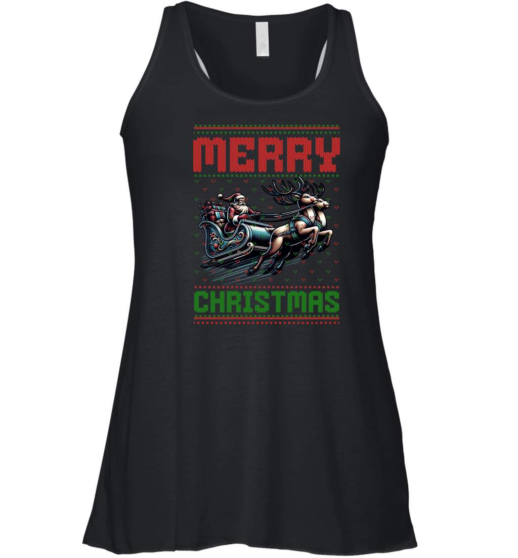 Merry christmas 59 48 Women's Flowy Tank Top