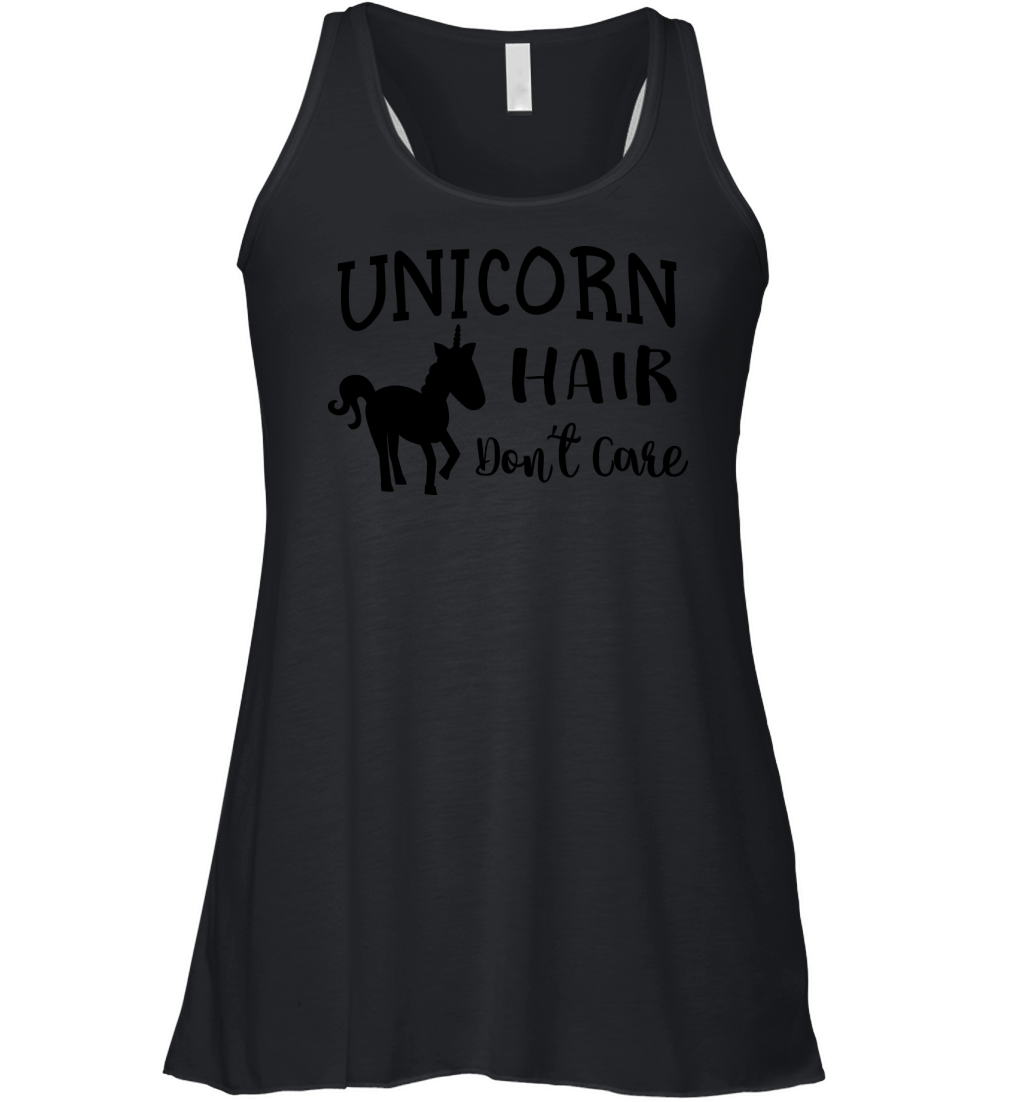 Unicorn hair dont care Women's Flowy Tank Top