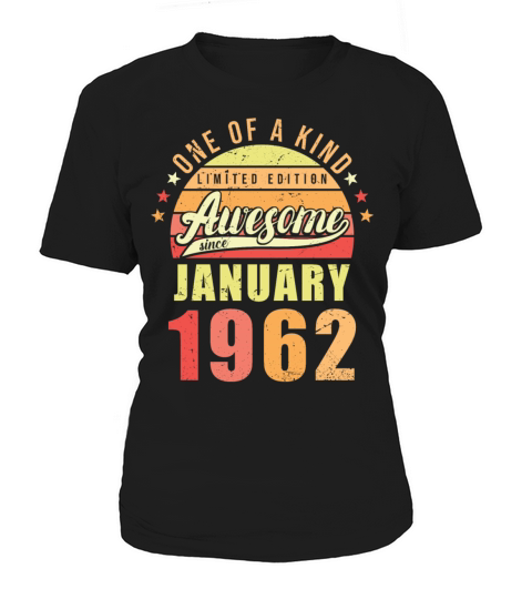 Birthday Awesome since January 1962 Women's T-Shirt