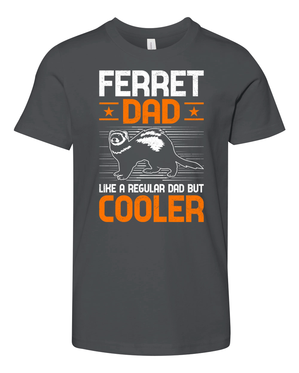 Ferret dad like a regular dad but cooler (1) Youth Unisex Jersey Tee