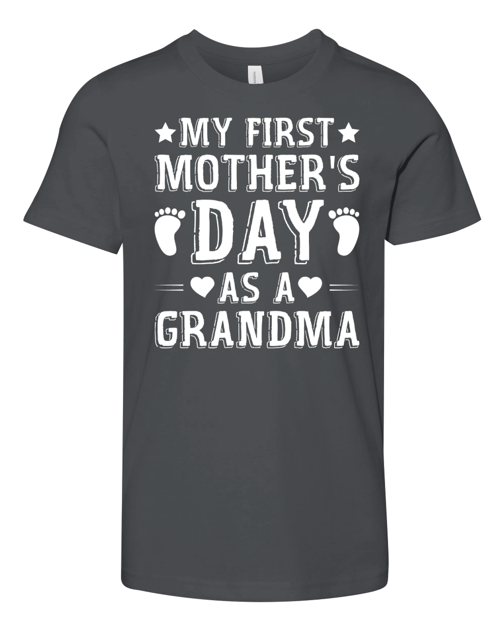My First Mothers Day As A Grandma  (2) Youth Unisex Jersey Tee