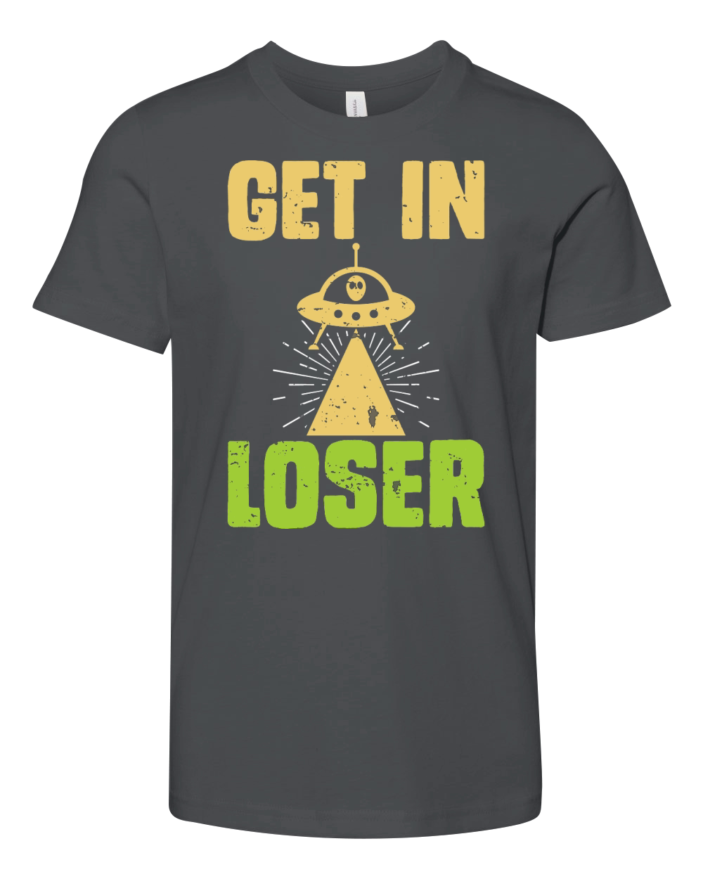 Vintage UFO Alien  get In loser Youth Unisex Jersey Tee