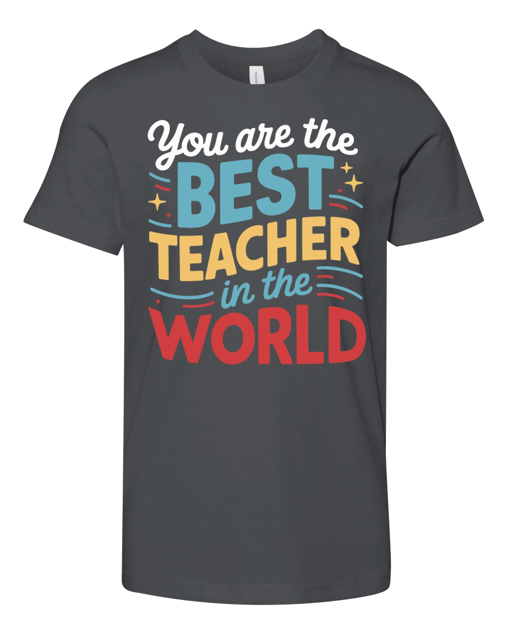 You are the best teacher in the world Youth Unisex Jersey Tee