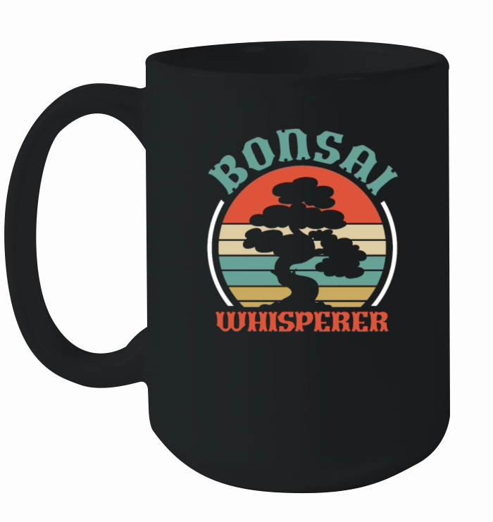 Bonsai Whisperer Retro Vintage Ceramic Mug