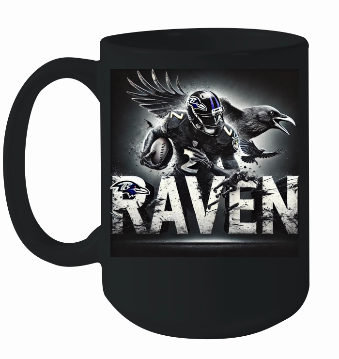 Raven Ceramic Mug