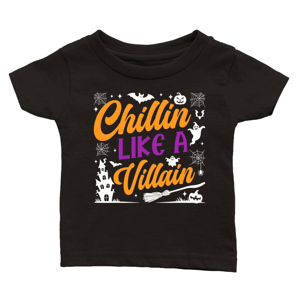 chillin like a villain Classic Baby Crewneck T-shirt