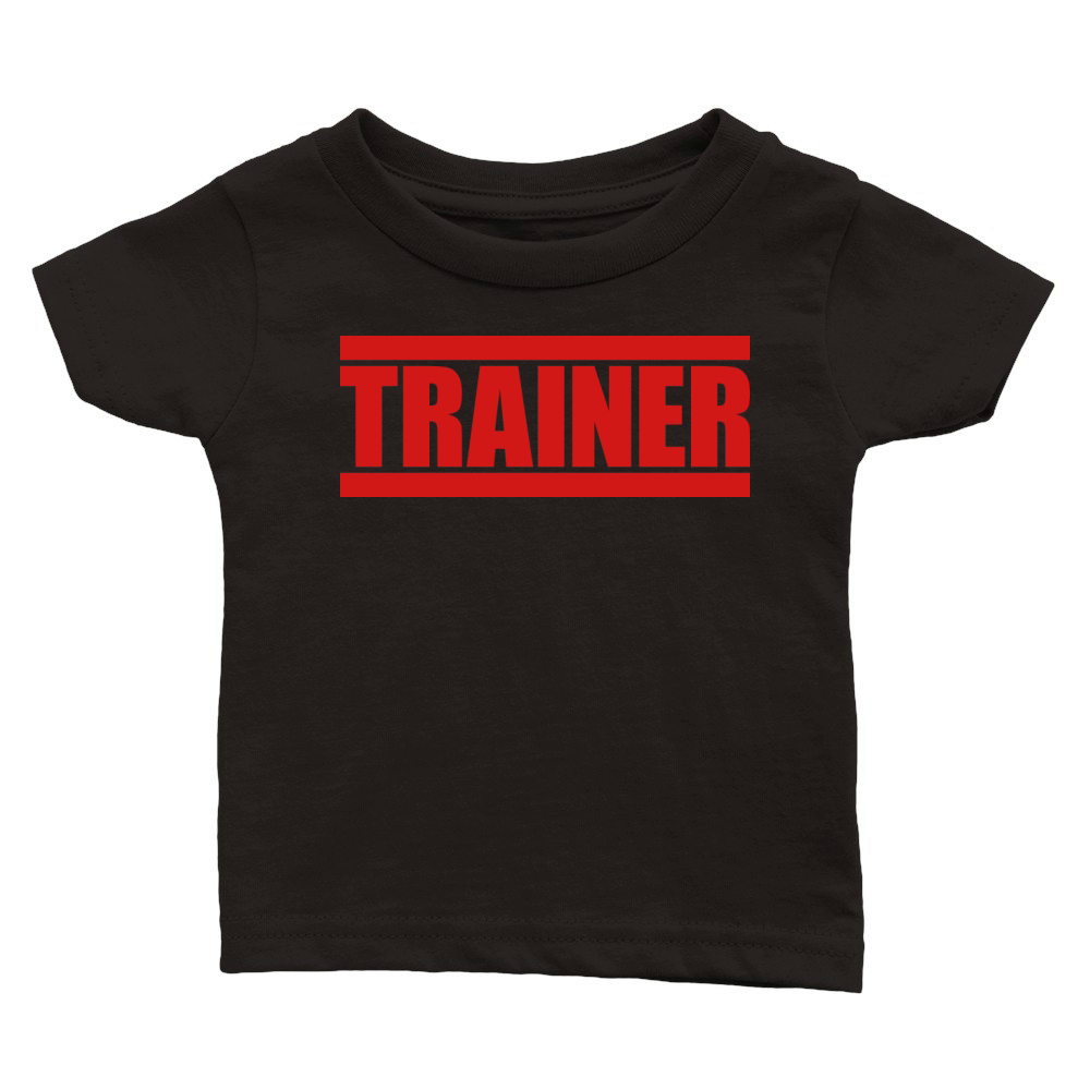 Red bar trainer Classic Baby Crewneck T-shirt