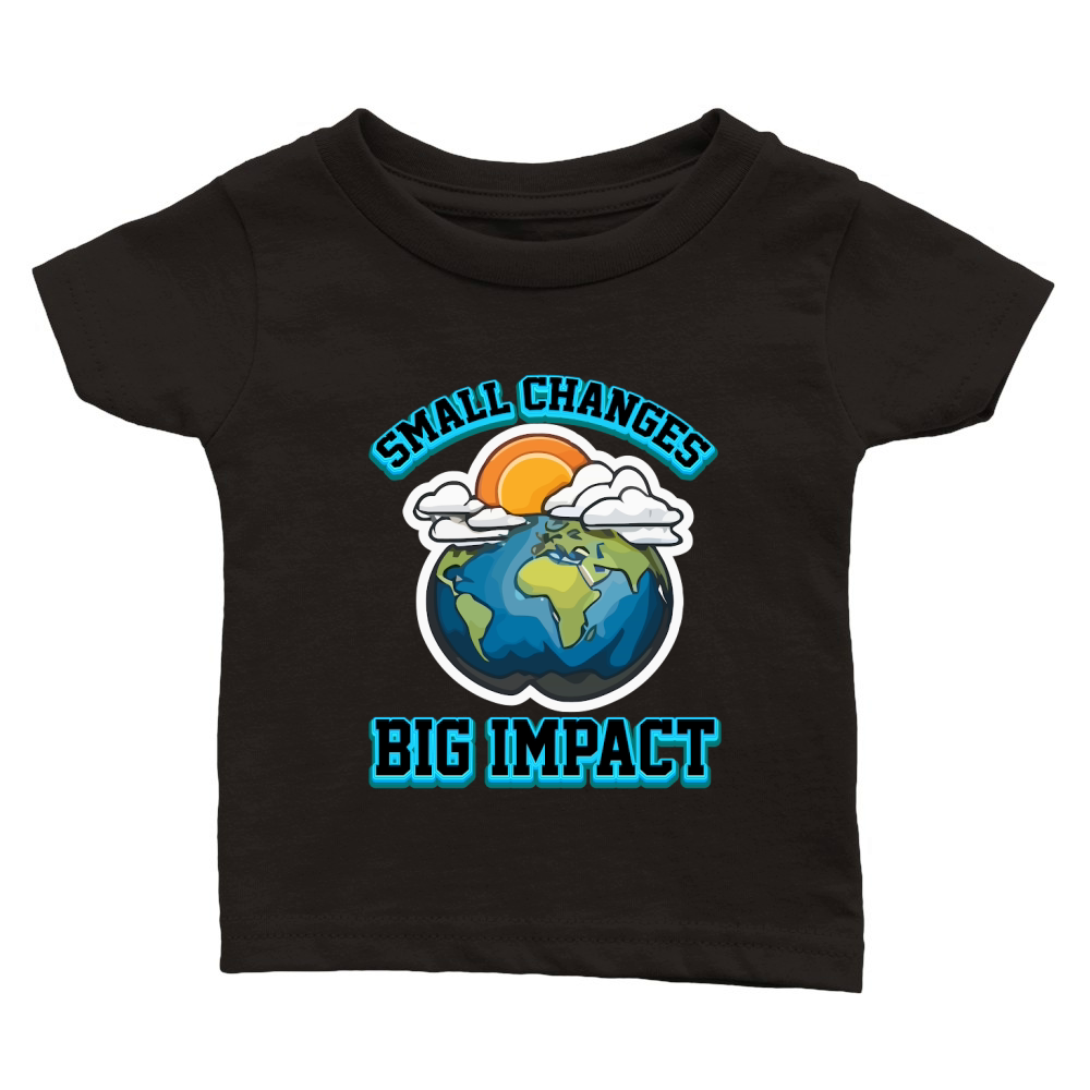 Small changes big impact Classic Baby Crewneck T-shirt