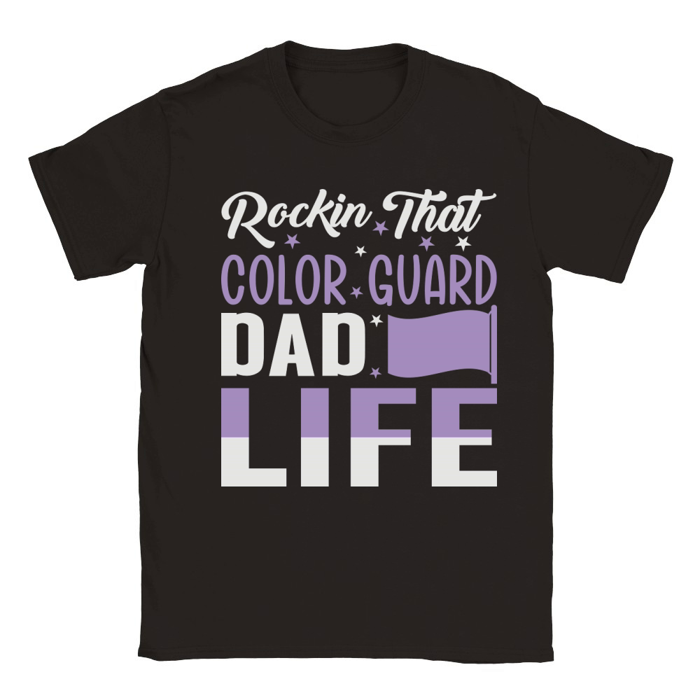 Rockin That Color Guard Dad Life 06 Classic Kids Crewneck T-shirt