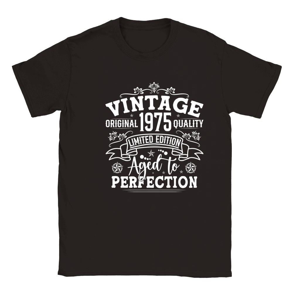 Vintage Birthday TShirt Design Bundle 1975 Classic Kids Crewneck T-shirt