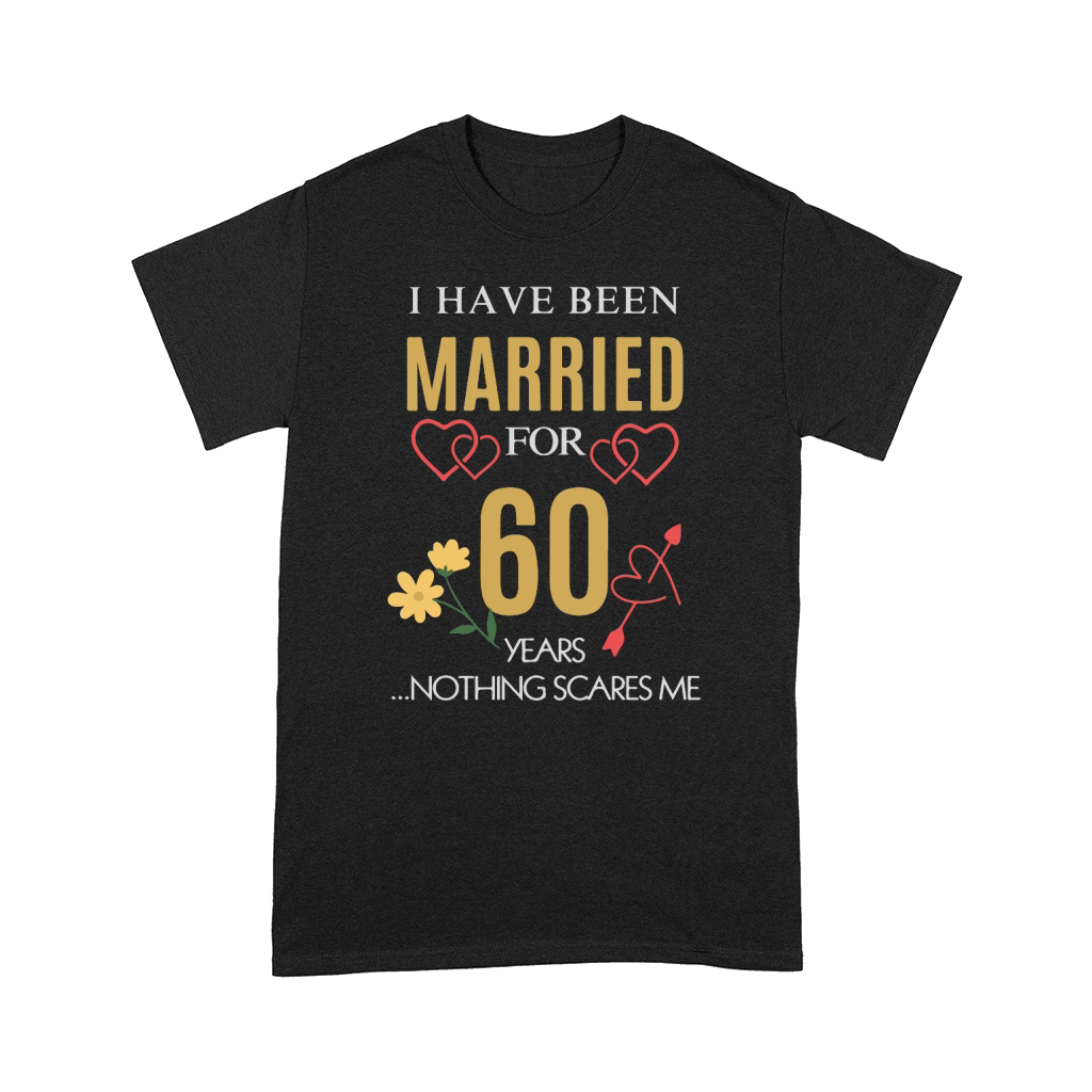 Married for 60 Years 60th Wedding Comfort T-shirt