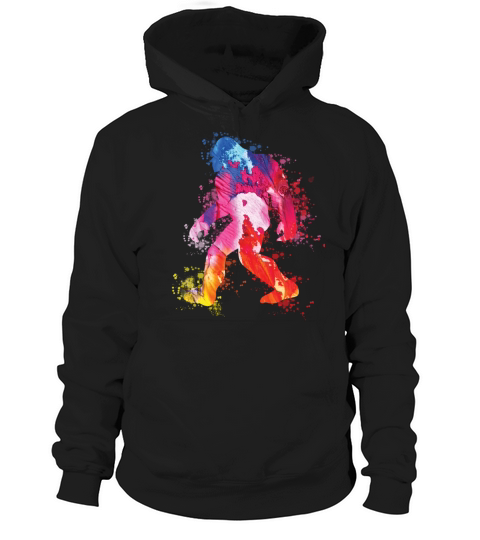 Bigfoot Color Silhouette Sasquatch Art Hoodie Unisex