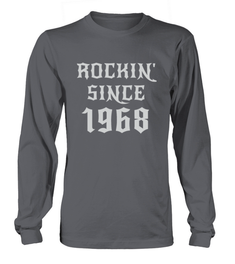 52 Year Old Classic Rock 1968 52nd Birthday Gifts Long sleeved Unisex