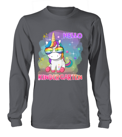 Hello Kindergarten - Back to school Long sleeved Unisex