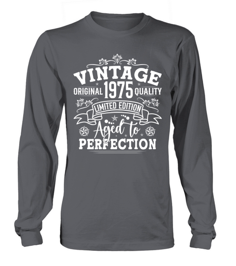 Vintage Birthday TShirt Design Bundle 1975 Long sleeved Unisex