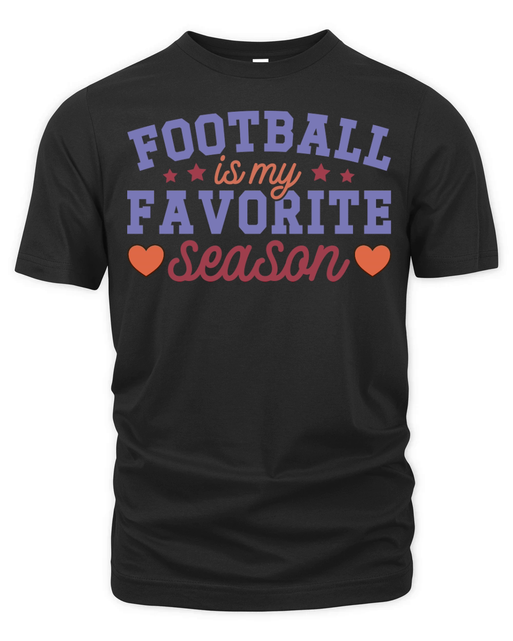 Football Is My Favorite Season Organic Unisex T-shirt