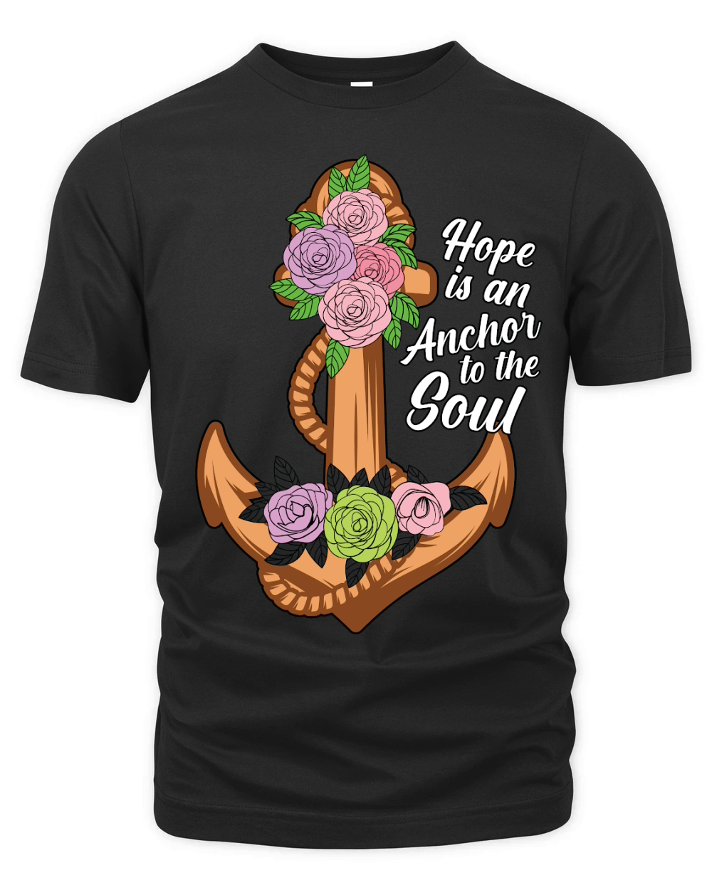 Hope is an Anchor to Organic Unisex T-shirt