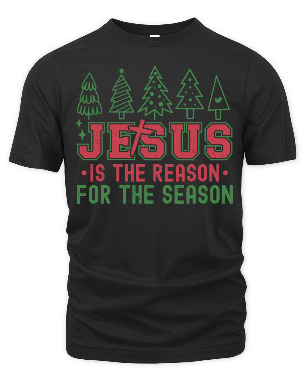 jesus is the reason for the season Organic Unisex T-shirt