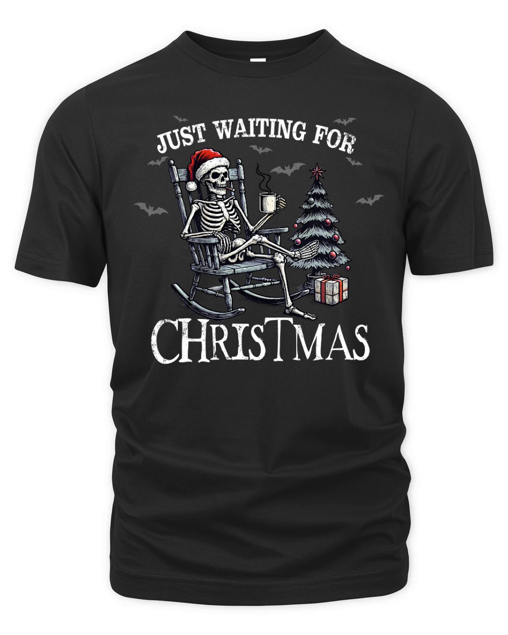 Just Waiting for Christmas 2 Organic Unisex T-shirt