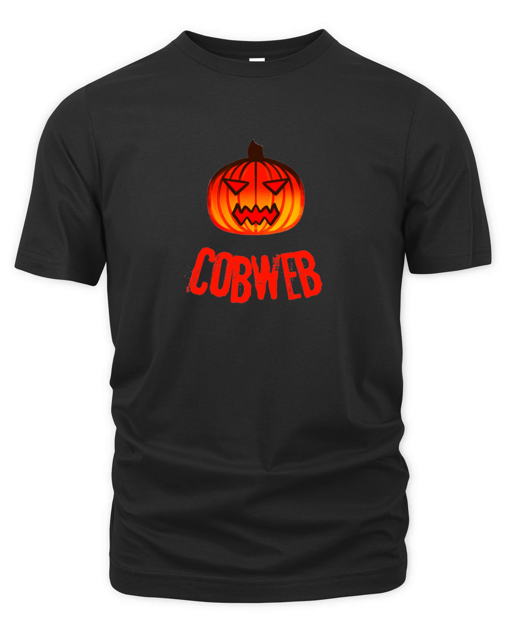 Pumpkin Cobweb Organic Unisex T-shirt