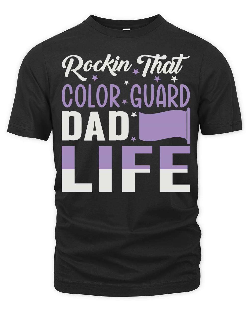Rockin That Color Guard Dad Life 06 Organic Unisex T-shirt