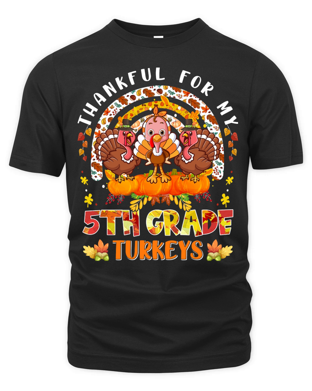 thankful for my 5th grade turkeys Organic Unisex T-shirt