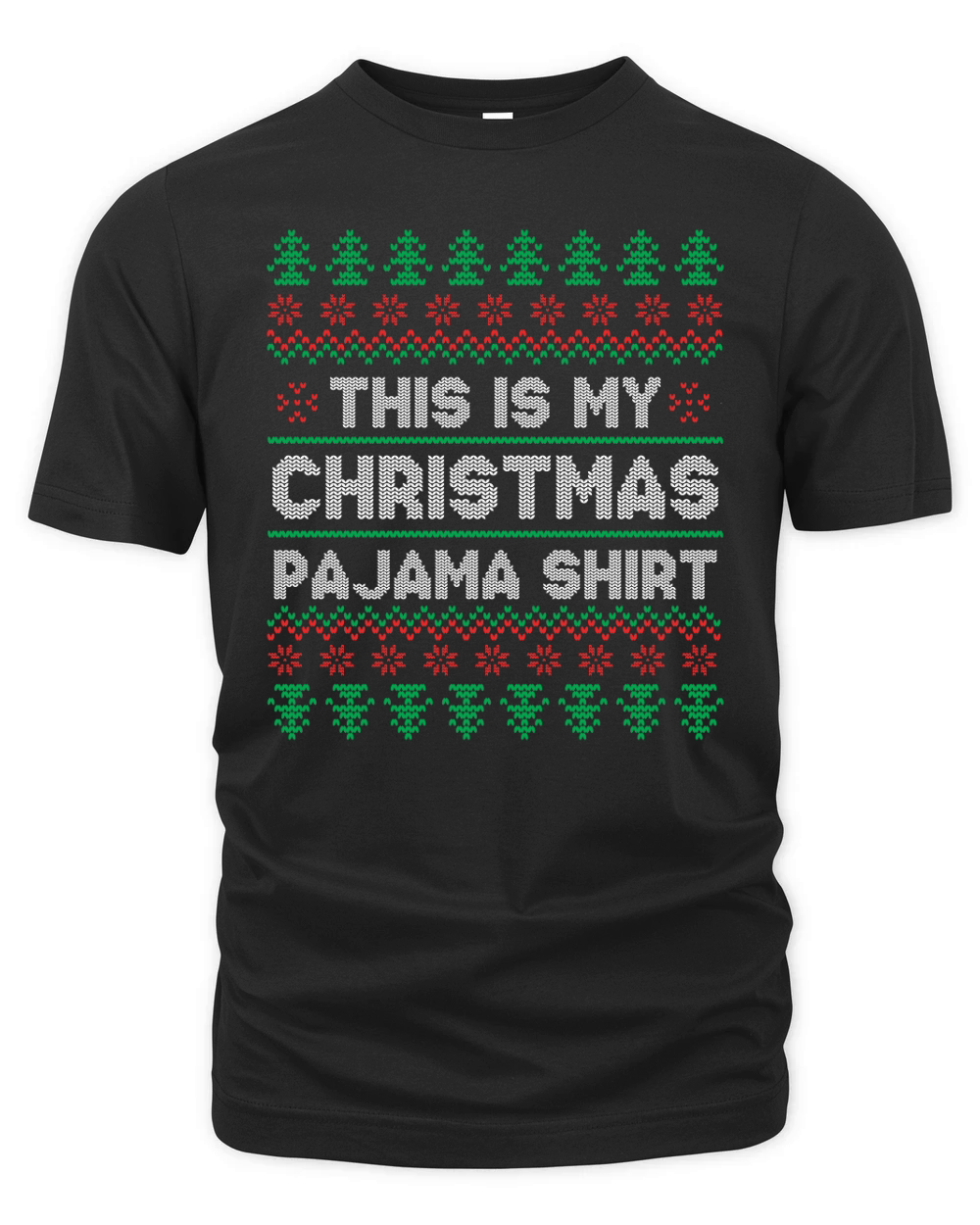 This is My Christmas Pajama Shirt Organic Unisex T-shirt