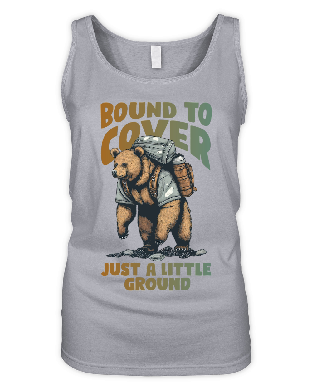 Bound To Cover, Just A Little Ground Organic Women's Tank Top