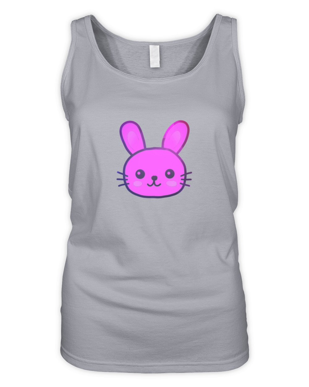 Colorful bunny Easter Bunny for easter Bunny Organic Women's Tank Top