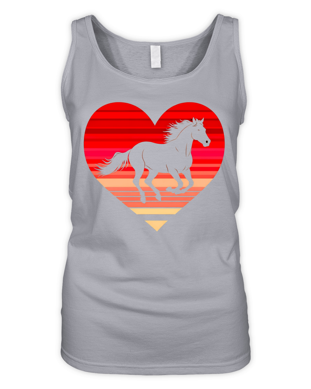 Funny Horse 2 Organic Women's Tank Top