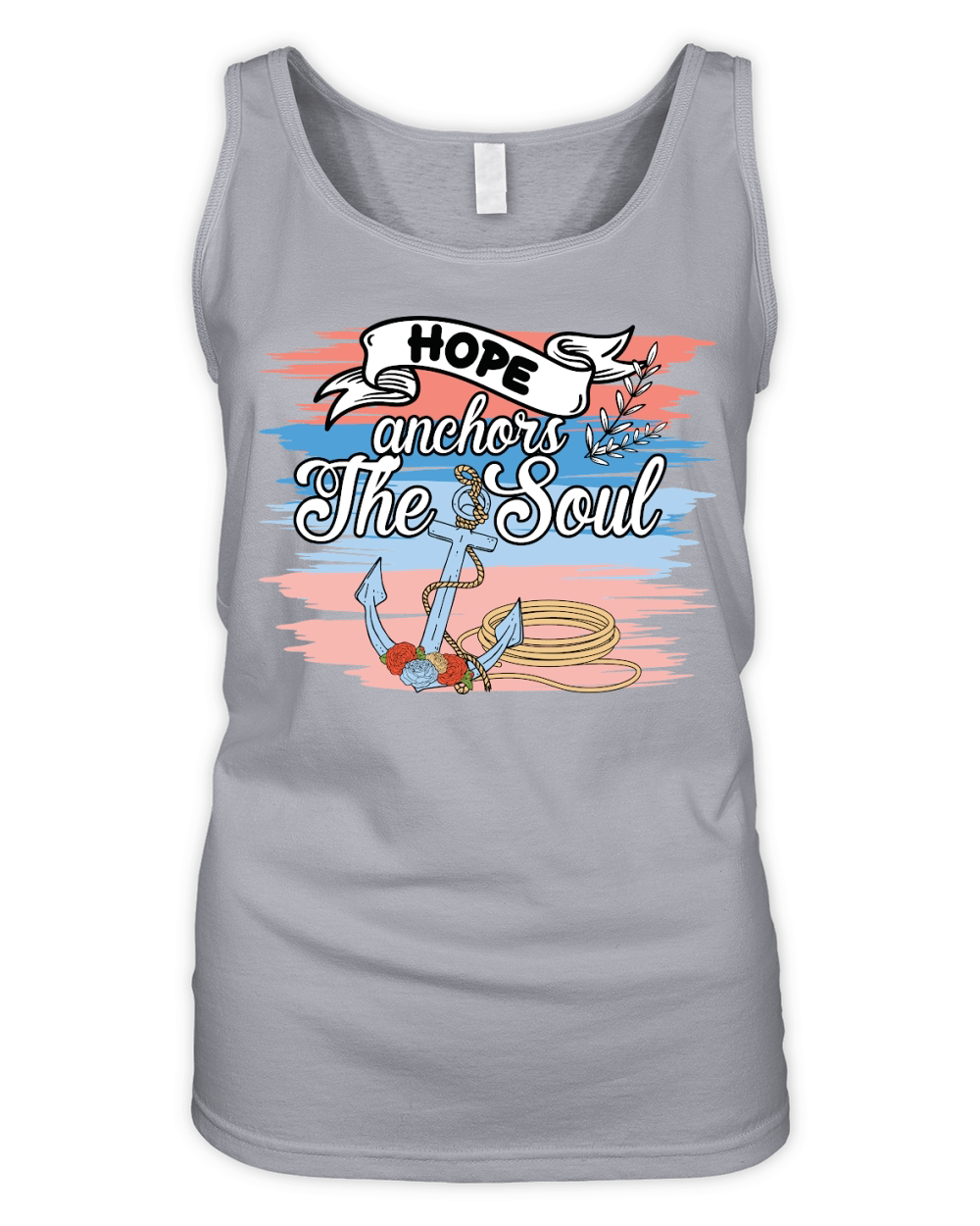Hope Anchors The Soul Organic Women's Tank Top