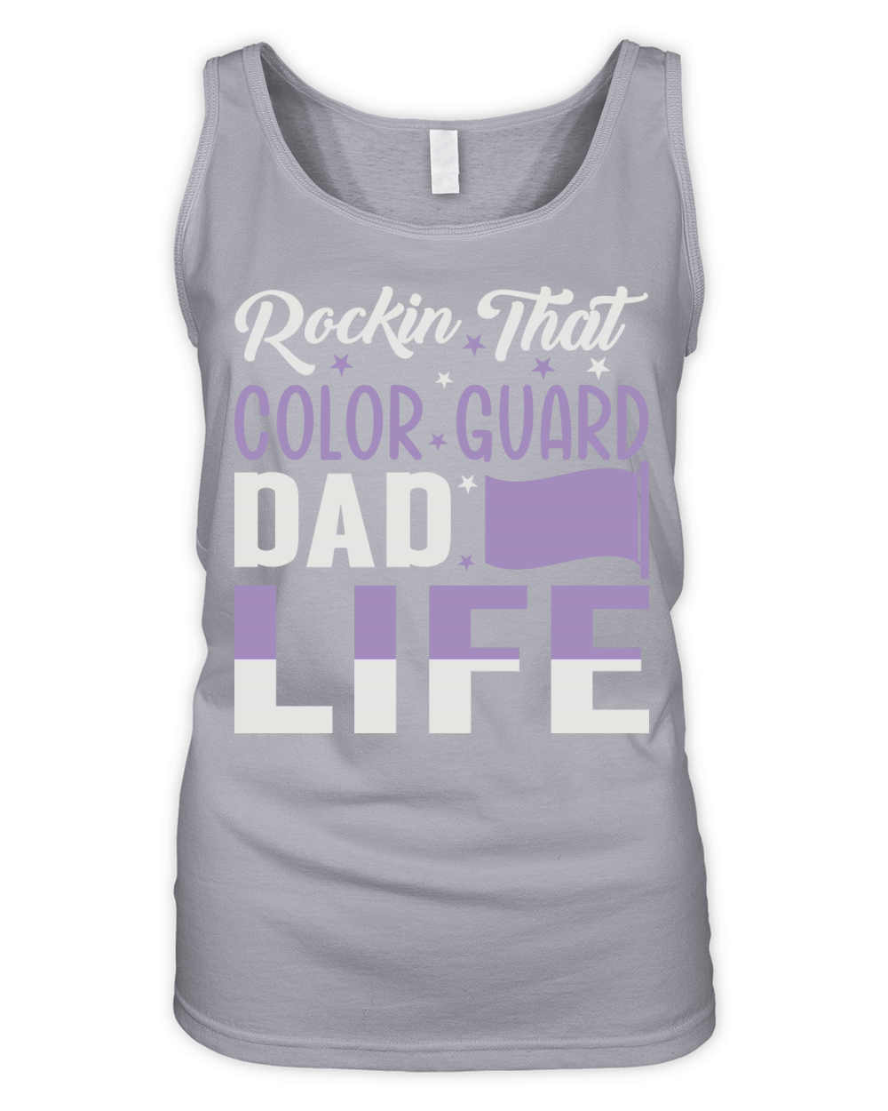 Rockin That Color Guard Dad Life 06 Organic Women's Tank Top