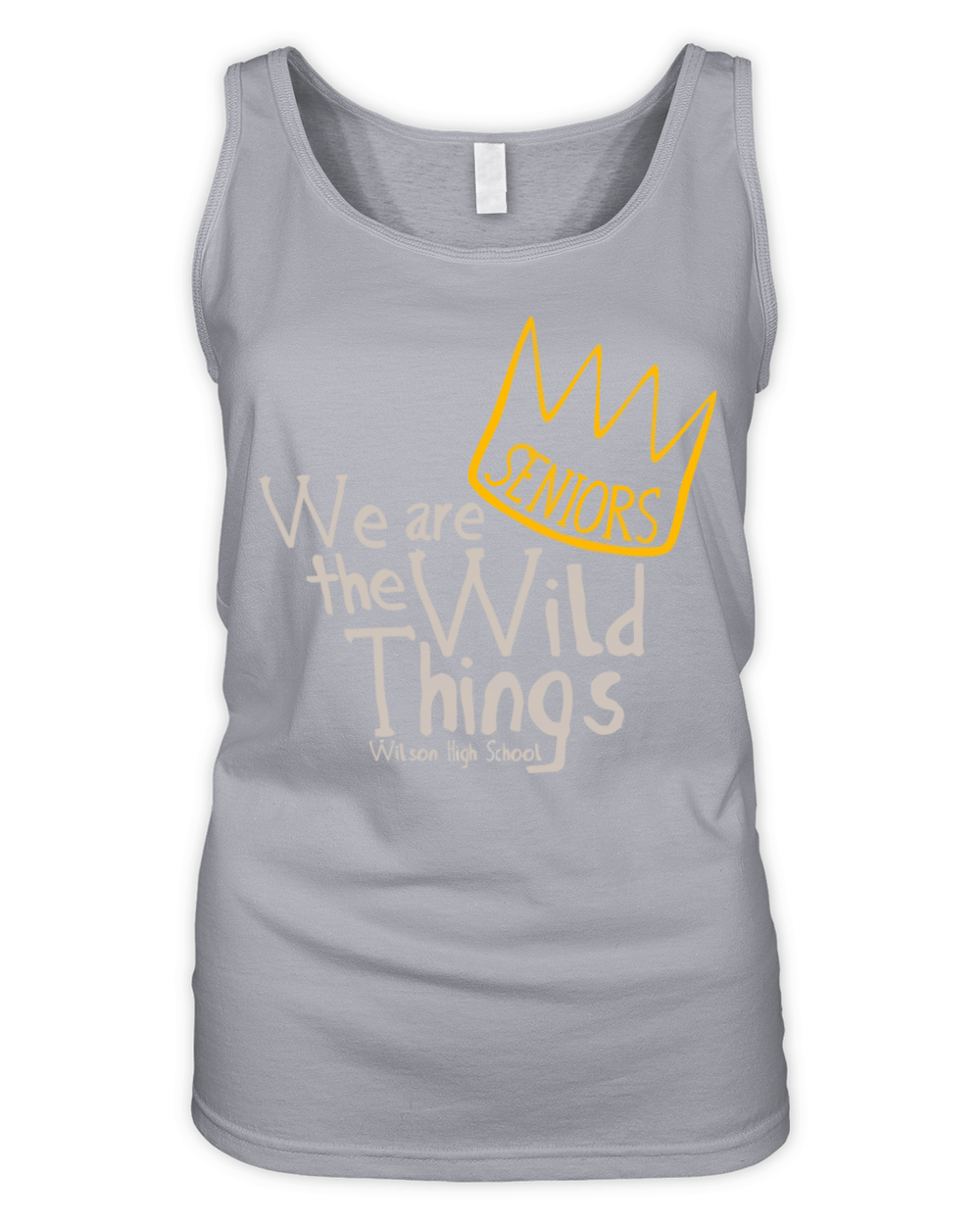 SENIORS We are the Wild Things Wilson High School Organic Women's Tank Top