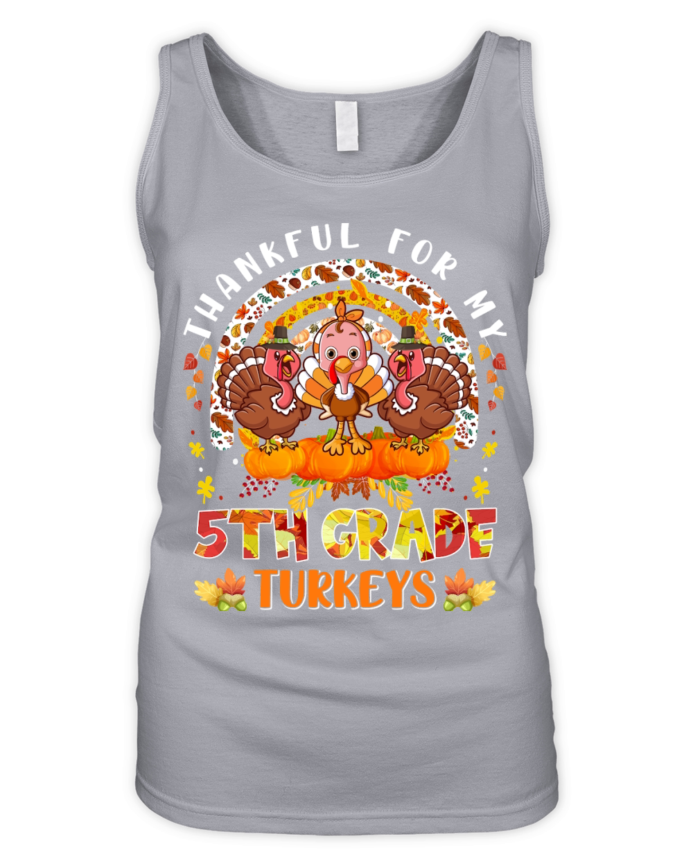 thankful for my 5th grade turkeys Organic Women's Tank Top
