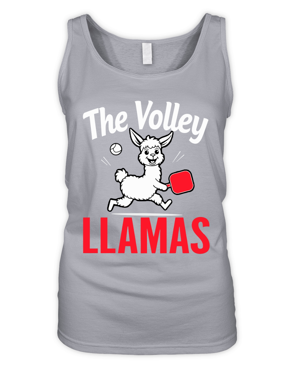 The volley llamas Organic Women's Tank Top