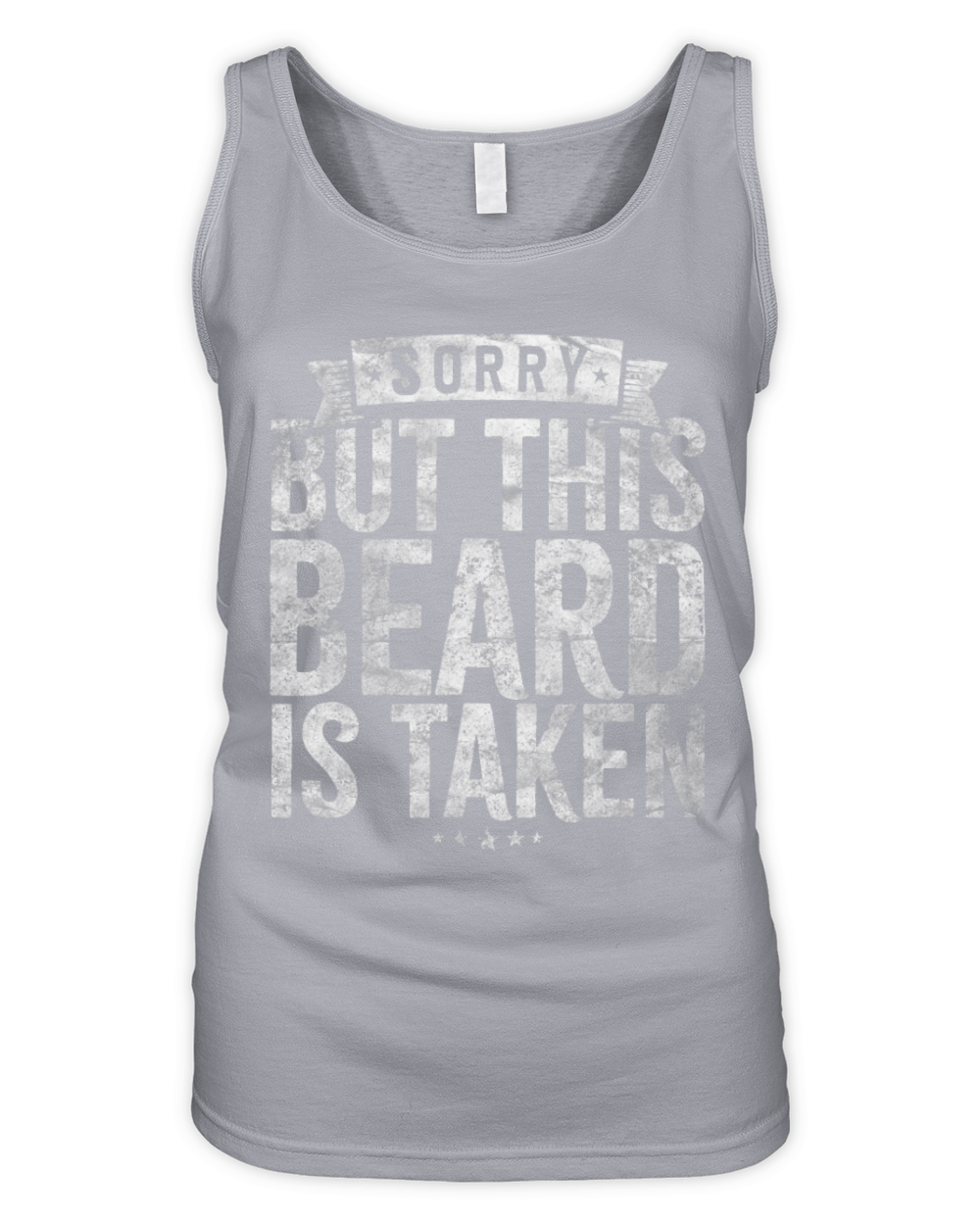 Valentines Day Beard Design Sorry this beard is Organic Women's Tank Top